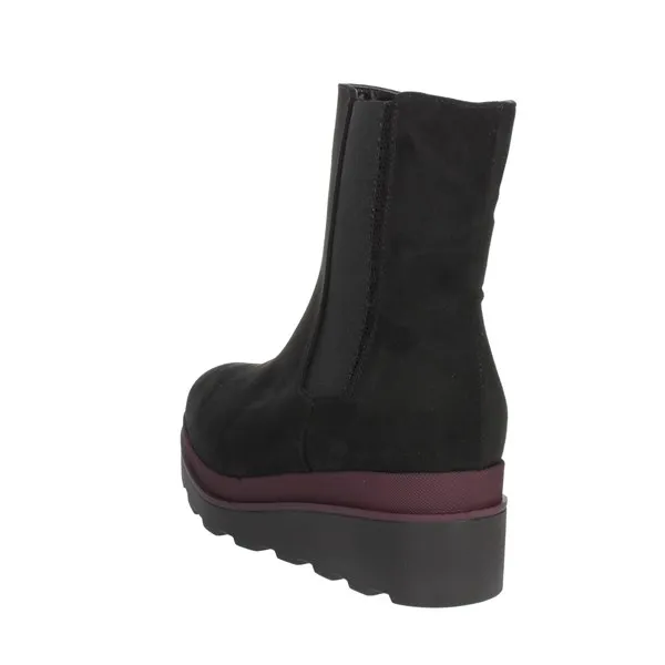 Cinzia Soft  STIVALETTI ZEPPA MM874024CF NERO/BORDEAUX