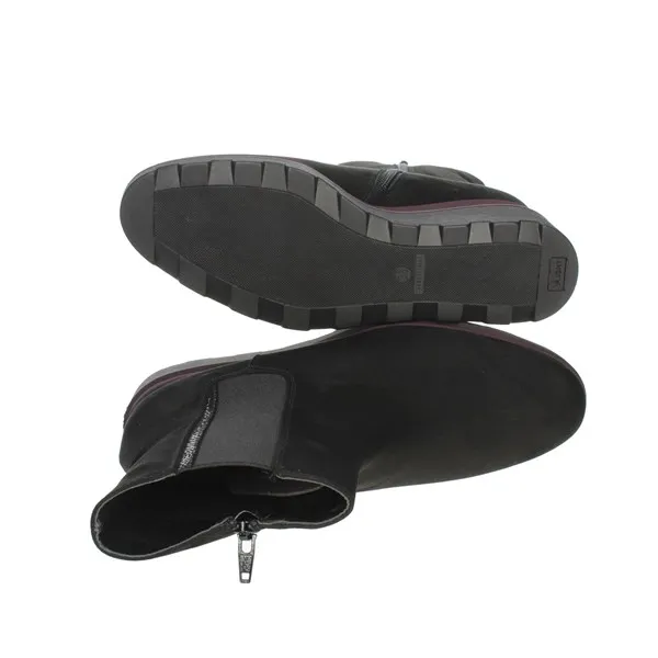Cinzia Soft  STIVALETTI ZEPPA MM874024CF NERO/BORDEAUX