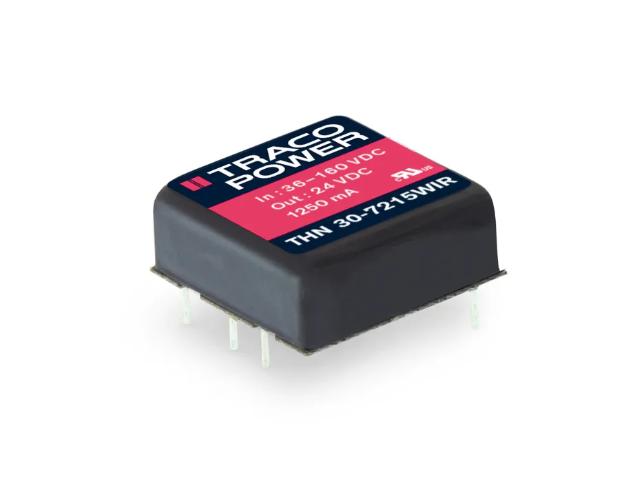 Convertitore c.c.-c.c. isolato 30W, Vin 9 → 36 V CC, Vout -12 → 12V cc, 3kV cc Sì No