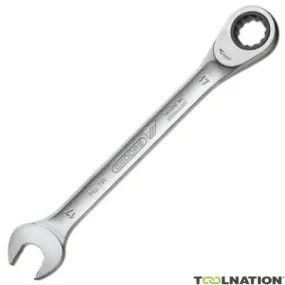 Gedore 2297159 7 R 17 Chiave a cricchetto ad anello 17 mm